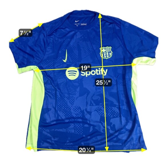 Nik FC Barcelona 2024/25 Pre Match Soccer Jersey FQ2577-418 Women's Large NEW - Picture 2 of 9